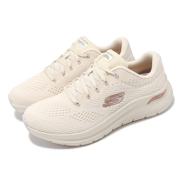 Skechers 休閒鞋 Arch Fit 2 Big League Wide 女鞋 米白 寬楦 避震 健走鞋 150051WNTMT