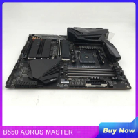 Desktop Motherboard For Socket AM4 DDR4 128GB PCI-E 4.0 ATX B550 AORUS MASTER