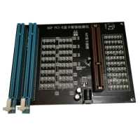 HOT-PC AGP PCI-E X16 Dual-Purpose Socket Tester Display image Video Card Checker Tester image Card Diagnostic Tool