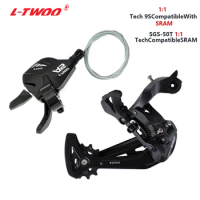 LTWOO A5 1:1 9 Speed Rear Derailleurs Trigger Groupset 9v Shifter Lever 9S MTB Bikes Rear Derailleur Switches Compatible SRAM