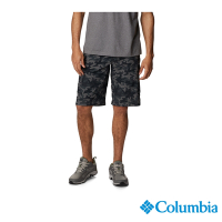 Columbia哥倫比亞 男款-UPF50快排迷彩短褲-黑迷彩 UAE47230BQ / S23