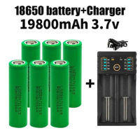 New Original 18650 Battery 3.7V 19800mAh Discharge 18650 Li-ion Battery 3.7v Rechargable Battery for Flashlight Free Shipping