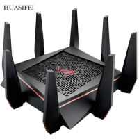 ASUS latest Gt-ac5300 AC11 gigabit router 2.4G 5.0GHz wireless Wifi router Repeater wifi 8 * 6dBi high gain antenna, easy to set