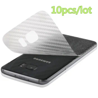 10PCS Carbon Fiber Back Film For Samsung Galaxy S21 S20 S10 S9 Plus Protector Film Anti-scratch For S24 S23 S22 S21 Back Screen