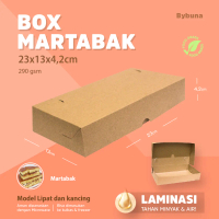 BOX PACKAGING MARTABAK KRAFT LAMINASI DUS MARTABAK