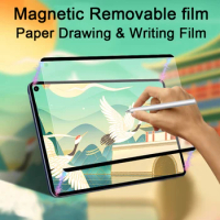 Drawing Film For Huawei Matepad 10.4 11 inch Pro 10.8 12.6 2021 M6 Magnetic Removable Screen Protector Matte Paper Writing Film