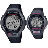 JAM TANGAN COUPLE CASIO DIGITAL ORIGINAL RESIN BLACK CASIO WS-2000H-1AVDF LWS-2000H-1AVDF CASIO WS 2