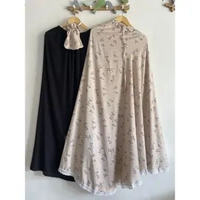 [P R O M O] Mukena Rayon Putih Motip Dewasa Printing Free Tas (Kerut Kening) Berkualitas Jumbo Lavin