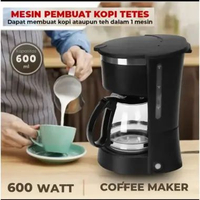 Coffee Maker Mesin Kopi 600 ml Espresso Low Watt Mesin Pembuat Kopi Listrik