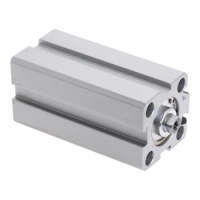 SDA-25 Pneumatic Compact air cylinder accessories Cylinder 25 mm Bore to 5 10 15 20 25 30 35 40 45 50mm Stroke SDA25