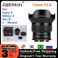 AstrHori 12mm F2.8 Full Frame Ultra Wide Angle Fisheye Lens for Fujifilm G GFX GFX100 GFX50r Sony E Canon RF Nikon Z Leica L