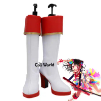 BanG Dream! Toyama Kasumi On to the Greatest Stage! Anime Customize Cosplay High Heels Shoes Boots