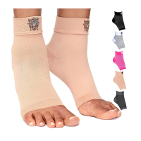 [2美國直購] Bitly 腳踝護襪 加壓支撐 Plantar Fasciitis Compression Socks 膚色 S/M/L/XL