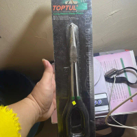 Obral tang lancip lurus toptul 11 in DFAG1211 long reach nose pliers toptul murah Ada karat cek foto