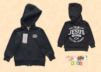 Jaket Hoodie Zipper Anak Rohani Team Jesus Christ Life Time Member