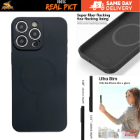 New Avagear Ultrathin Black Night Slim Fit Magnetic Case Protect Camera Magsafe Softcase for iPhone