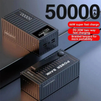 PD 66W Powerbank 50000mAh Wireless Powerbanks Fast Charge USB Charging Portable Battery Powerbank An