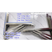 gantungan dinding kaki berdiri luaran aircond outdoor stand bracket wall mount stainless steel / har