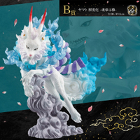 🇯🇵吼皮玩具🇯🇵 海賊王 大和 獸變化 日版 金證 一番賞 B賞 魂豪示像 挑戰 百花撩亂鬼島 航海王 EX 公仔 景品