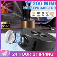 Wired Same Screen Projector 30000 Hours 360 Home Theater For Android Iphone Yt200 Screen Projector Home Theater Media Player