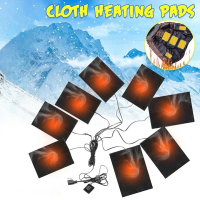 Penghangat Pakaian Elektrik USB Heating Pad 3 Levels 8 Pad - BZ550