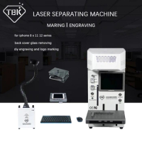Laser Separate Machine For Iphone12 12Pro Max 11 X XR Back Glass Remover Logo Marking Engraving Frame Cutting Separator TBK-958A