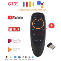 G10S (มีGyro) Voice Air Mouse Remote 2.4Ghz Mini Wireless Android Control &amp; Infrared Learning Microph