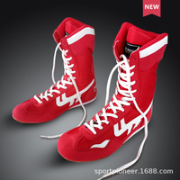 ing Shoe Martial Arts Taekwondo Sanda Training Special High-Top ing Training Shoes Fighting Wrestling Shoes