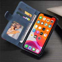 Realme C15 Case Leather Wallet Flip Cover Realme C15 Phone Case For OPPO Realme C12 Case