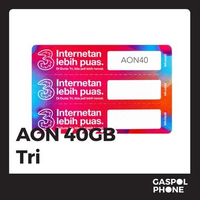 Voucher Tri AON 40GB Lokal Jateng
