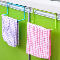 Cabinet Hanging Towel racks Door high Kitchen Shelf Wash Cocina Hanger Bathroom Accessories Hook Storage Cupboard Organizer