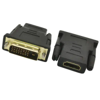 DVI-D 24+1 Male to HDMI-compatible Female Adapter HDTV to DVI Adaptor