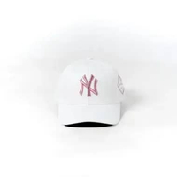 Topi MLB NY YANKEES OUTLINE ROSE GOLD WHITE CAP 100% ORIGINAL