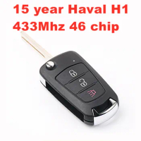 For 2015 year Great Wall Haval H1 folding remote control car key 433Mhz 46 chip