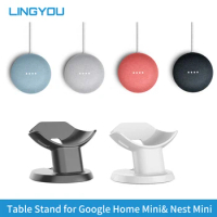 Desk Stand For Google Nest Mini Home Mini Holder Voice Assistant Smart Home Automation Simply Design Save Spacing Mount Bracket