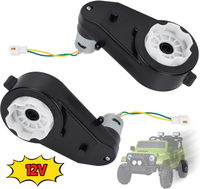 2 ชิ้น มอเตอร์เกียร์ความเร็วสูง 12V RS550 40000RPM สำหรับรถเด็ก ขับเคลื่อนไฟฟ้า เปลี่ยนเครื่องยนต์ด้