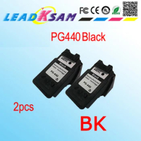 2pcs black ink cartridge replacement for Canon PG440 PG-440 MX394 MX434 MX454 MX524 MG2240 MG3540 MG4240