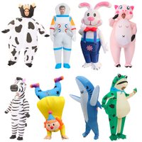 Halloween Costume Rabbit Cow Frog Clown Inflatable Clothing Party Animal Modeling cosplay Play Costume