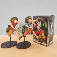 19cm Original In Stock Monkey D. Luffy STRONG WORLD PVC Figure Collectible Model Statue Decorations Doll Toys