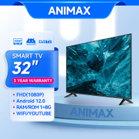 Animax smart TV 32 Inch TV Android 14.0 Smart TV FHD Youtube Web Browser Hdmi