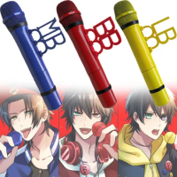 Anime Division Rap Battle Hypnosis Microphone DRB Yamada Ichiro Jiro Yamada Saburo Yamada Cosplay Props Microphone Accessory