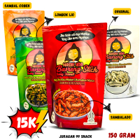 BASRENG BANG JAMET STIK PREMIUM KEMASAN POUCH 150 GRAM / Cemilan Food Sambal Snack Pedas Keripik