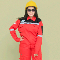 Wearpack safety Polos Bordir Pria Panjang
