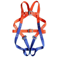 DAQUAN Safety Full Body Harness Five Point Construction Double Hook - S-3M