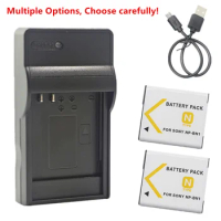 NP-BN1 Battery or Charger for Sony DSC-W630 W650 W670 W690 W710 W730 W800 W810 W830 WX10 WX100 WX150 WX200 WX220 WX30 WX5 WX50