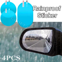 2Pcs Car Rainproof Film Car Rearview Mirror Protective Rain Proof Anti Fog Waterproof Films Car Sticker Auto Accessories