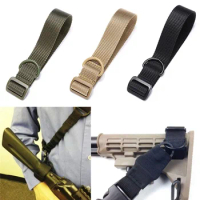 Tactical ButtStock Sling Tactical Military Airsoft Adapter Rifle Stock Gun Strap Gun Rope Strapping Belt Hunting Accessories