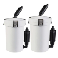 Aquarium Filter Bucket Quiet External Canister with Sponge Replacement Accessory