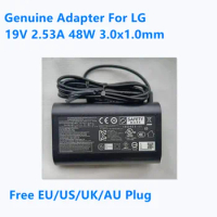 Genuine 19V 2.53A 48.07W ADS-48MS-19-2 19048E WA-48B19FS Power Supply AC Adapter For LG GRAM 15Z970 15Z990 17Z990 Laptop Charger