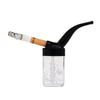 Mini Hookah Curved Pipe Circulation Filter Water Cigarette Holder Tobacco Quit smoking Cigaret Shisha Hookah Smoking Pipes